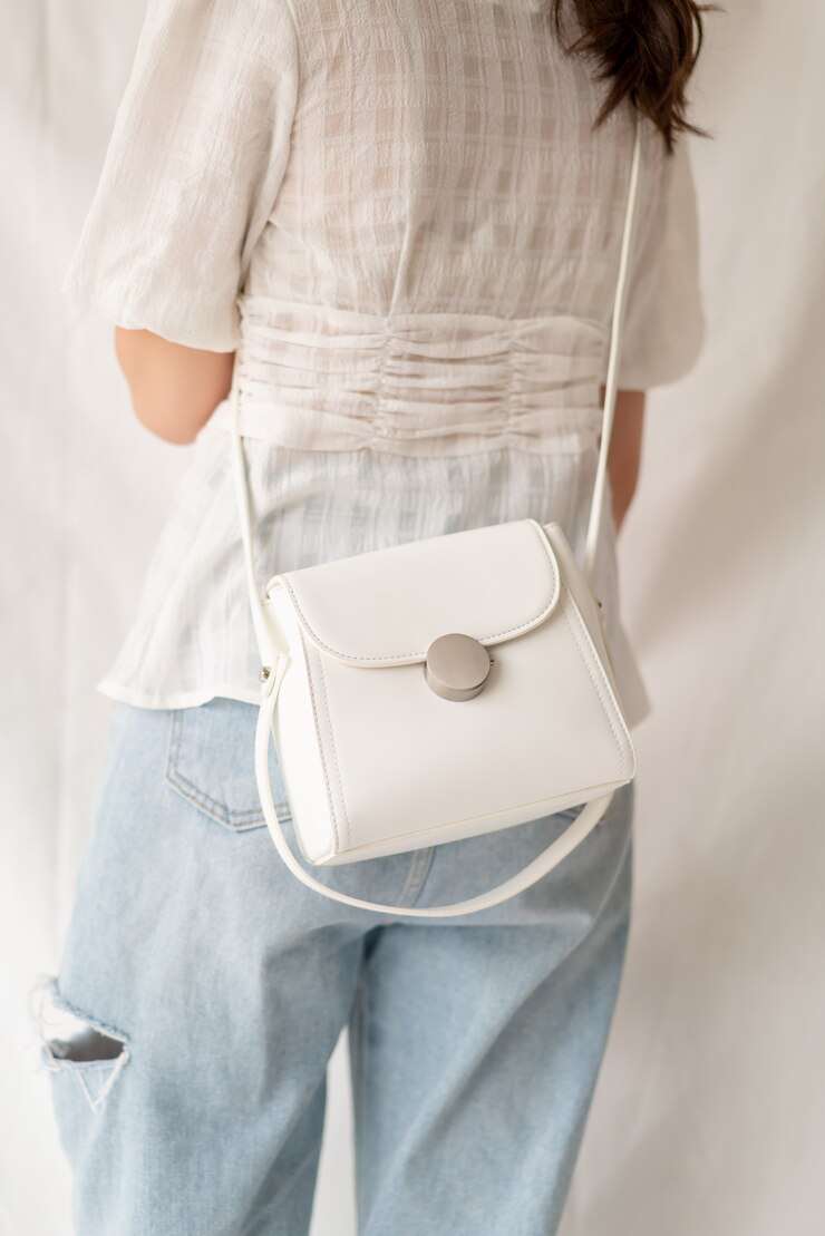 White Crossbody Hover